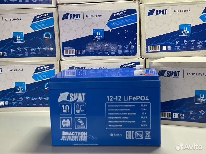 Бастион Li-Ion акб skat i-Battery 12-12 LiFePo4