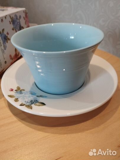 Чайная/кофейная пара фарфор