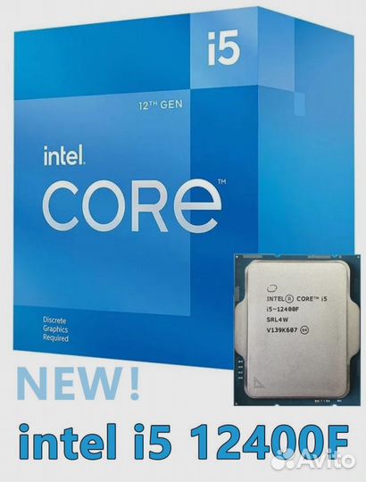 Процессор intel core i5 12400f oem