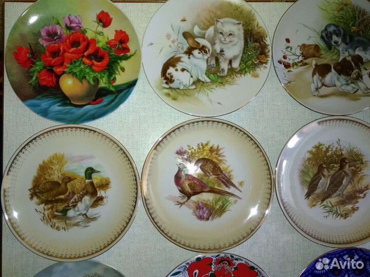 Тарелка декоративная фарфор, фаянс, керамика