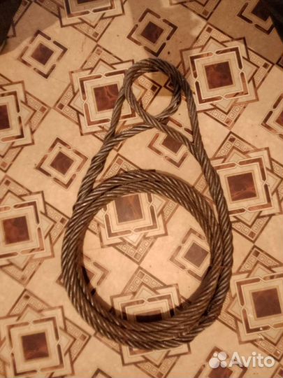 Трос буксировочный стальной