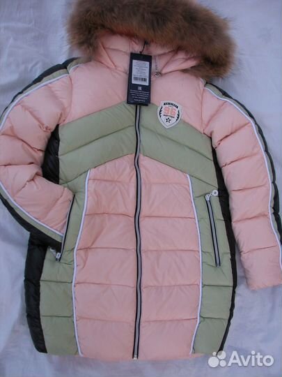 Новое теплое пуховое до -40 пальто Премиум