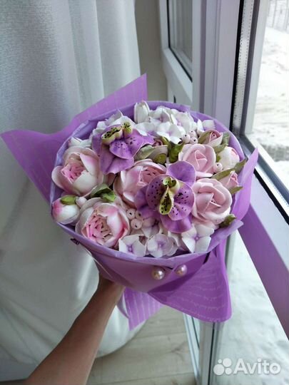 Съедобные Букеты из зефира. Тюльпаны из зефира