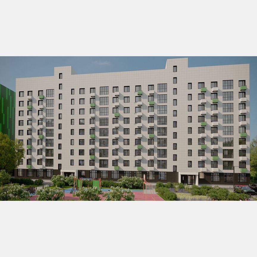 2-к. квартира, 62,1 м², 5/9 эт.