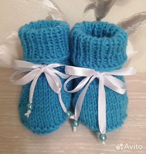 Пинетки для малыша новые 0-6 месяцев