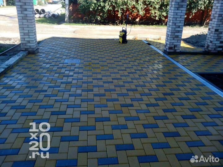 Тротуарная плитка, бордюры