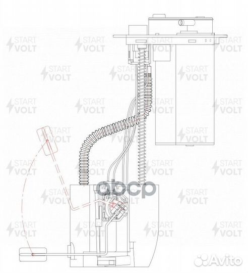 Модуль Топл. Насоса Toyota Yaris (05) 1.0I/1.3