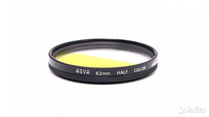 Светофильтр Hoya 62mm Half Color (Yellow)