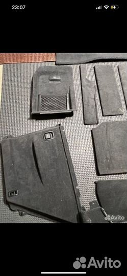 Обшивка пола багажника боковины bmw f15x5