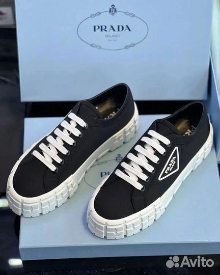 Кеды prada lux