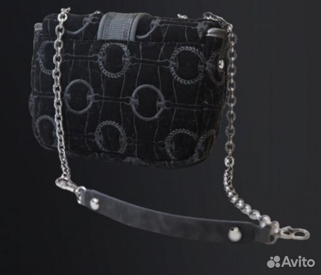 Женская сумка Longchamp Amazone Black Velour Women