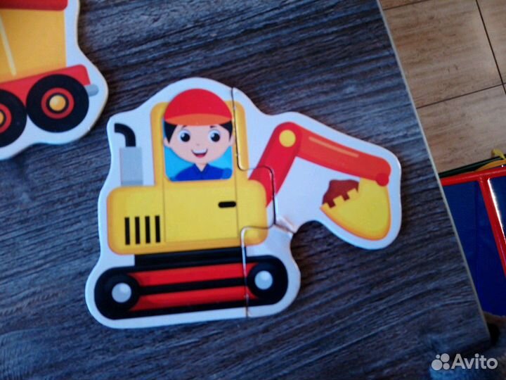 Пазлы для малышей - машинки