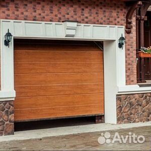 Теплые секционные ворота для гаража