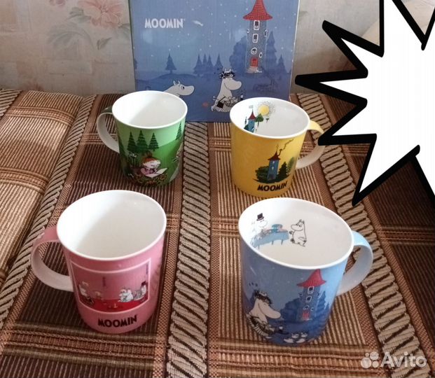 Кружки муми-тролли,moomin