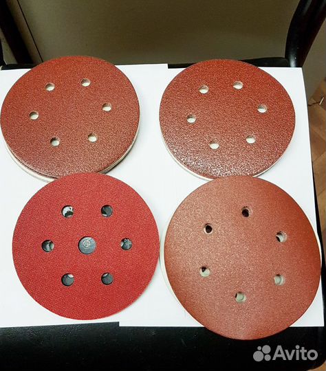 Набор шлифовальных кругов с основой 150мм carsyste