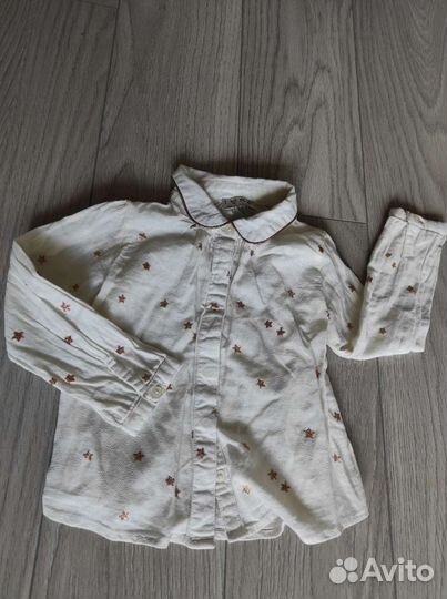 Джинсовая курточка для девочки, рубашки фирмы Next