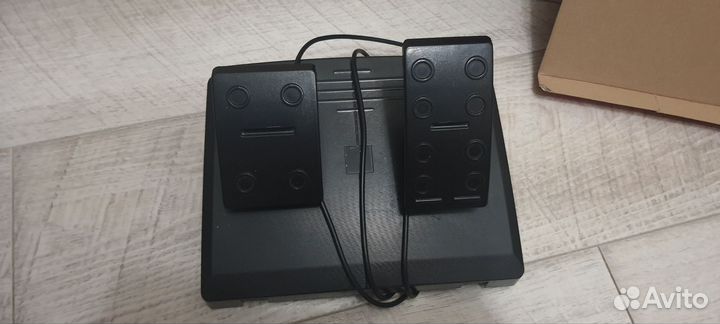 Игровой руль с педалями для пк 180 градусов
