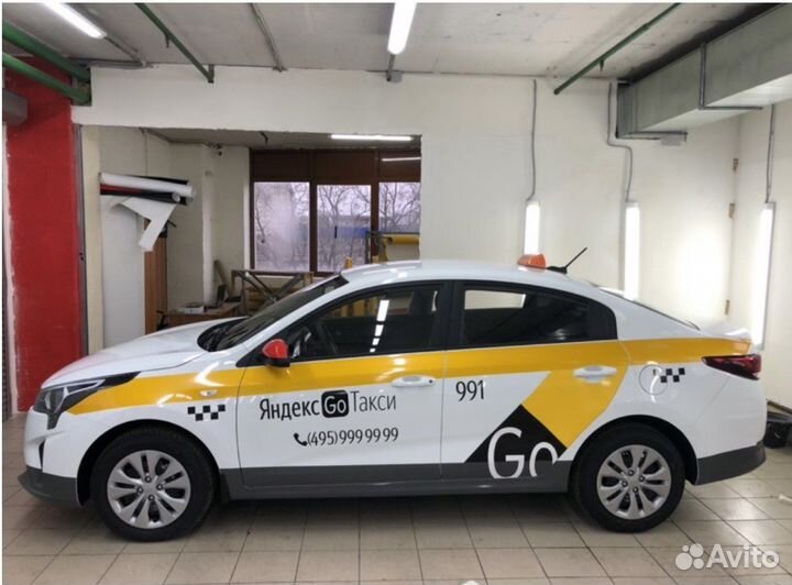 Брендирование авто Яндекс Uber