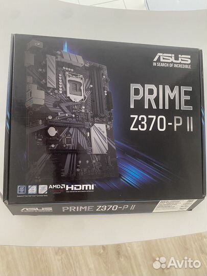 Материнская плата Asus prime z370 pii