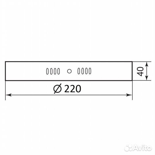 Светодиодный накладной светильник Feron AL504 18Вт