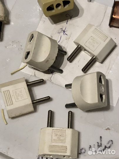 Тройники электрические ссср+переходники и пр