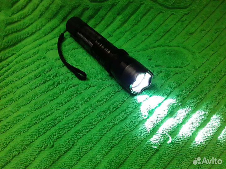 Фонарик светодиодный,аккумуляторный,с функцией э/ш