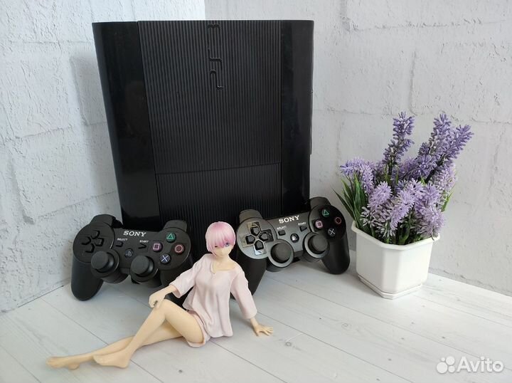 Sony PlayStation 3 прошитая Super Slim 500 гб HDD
