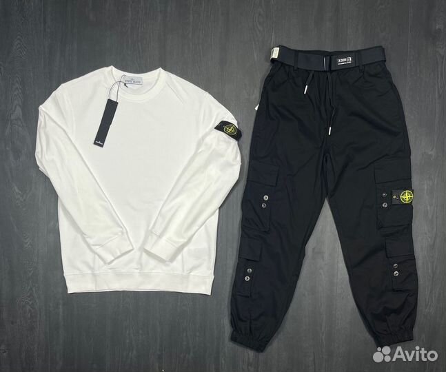 Костюм свитшот и джогеры Stone Island