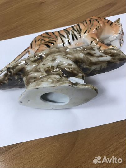 Тигр керамическая скульптура