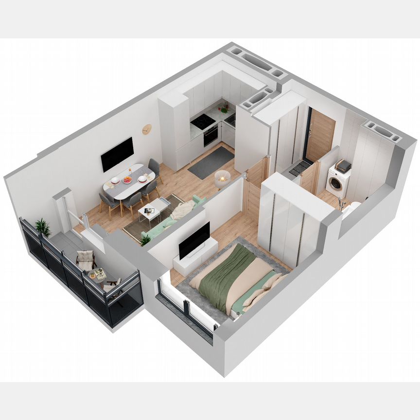 1-к. квартира, 36,3 м², 17/23 эт.