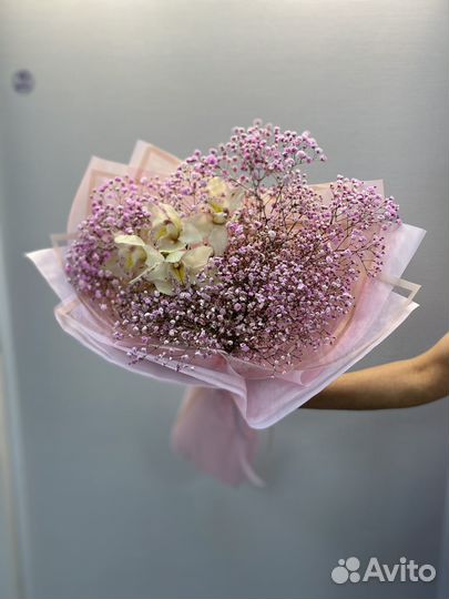 Букет из гипсофилы