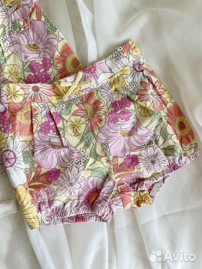 Летний костюм для девочки 80 H&M новый