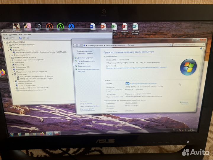 Моноблок asus 20
