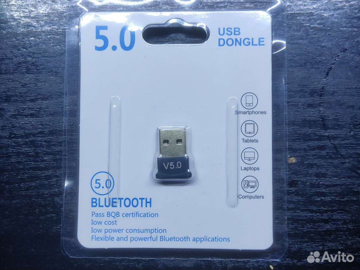 Адаптер usb bluetooth v.5 новый