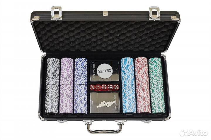 Набор для покера Crown на 300 фишек 61719