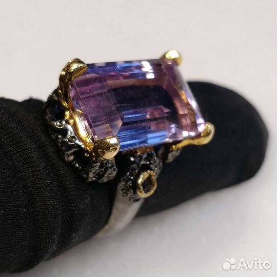 Авторское кольцо с аметистом