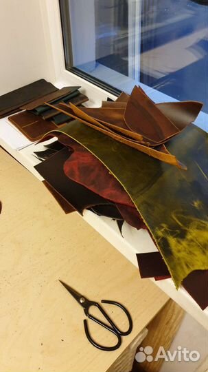 Натуральная кожа для рукоделия