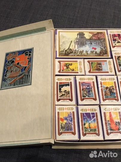 Спички коллекционные СССР 30 лет победы в ВОВ