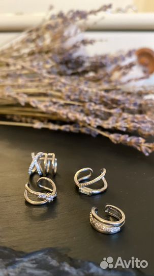 Серьги каффы