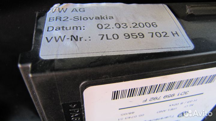 Volkswagen Touareg 1 дверь правая передняя