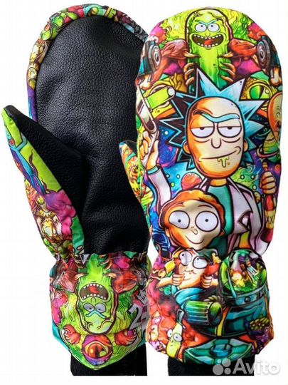 Варежки 2Bwear Rick&Morty 3 pазмеp S