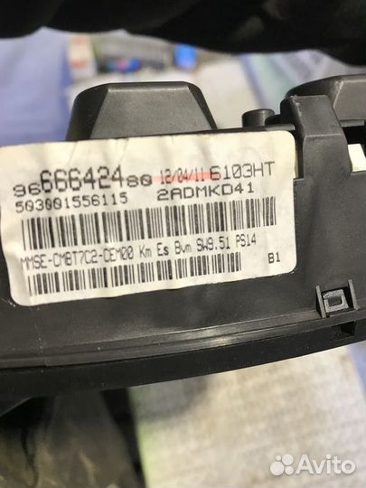 Щиток приборов Peugeot 308 1.6 ep6