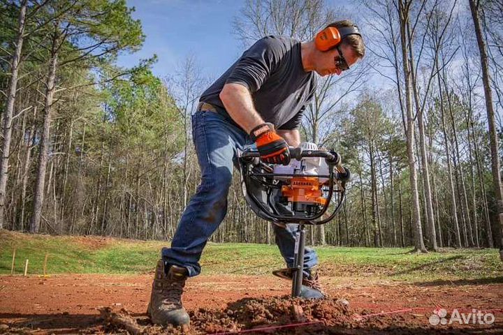 Мотобур в аренду прокат бензобура