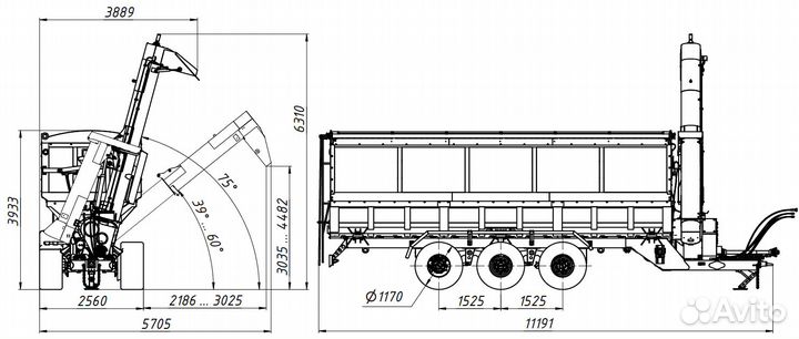 Бункер Gritan БНП-401, 2023