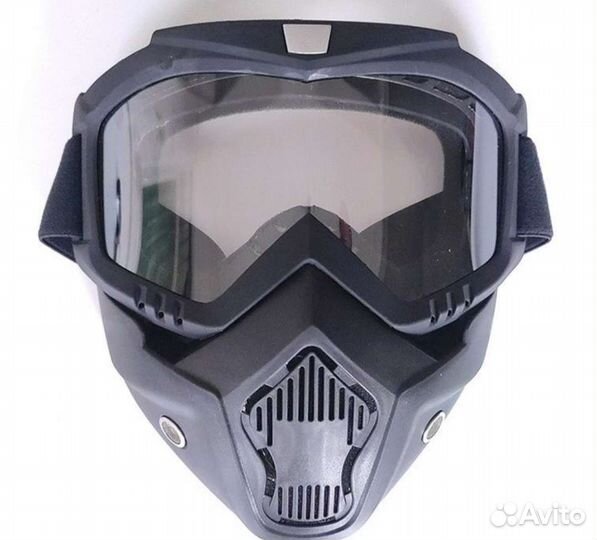 Защитная маска очки для мото-вело, горнолыжного