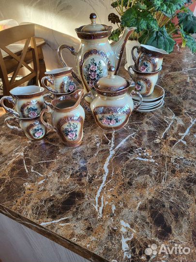 Кофейный сервиз фарфор новый