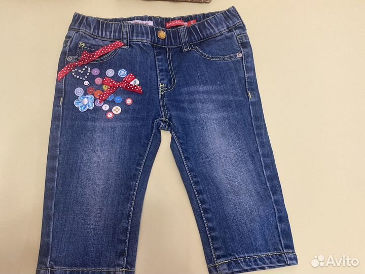Джинсы для девочки новые