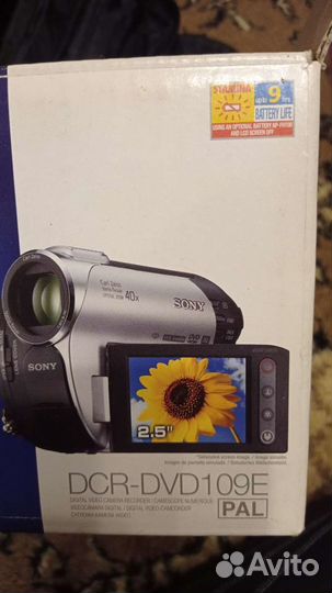 Видеокамера sony dcr-dvd109e