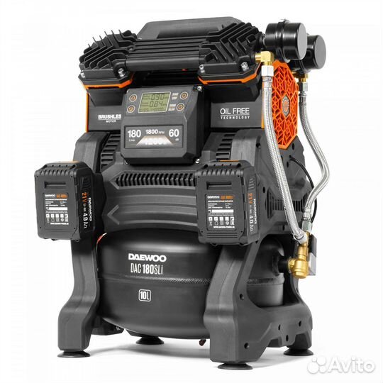 Компрессор аккумуляторный 42В/220В daewoo 180S Li