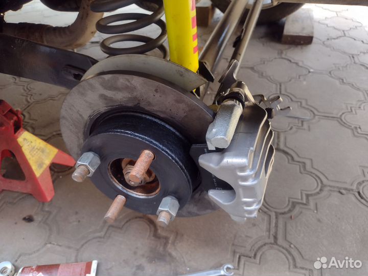 Задние дисковые тормоза (здт) москвич 2141